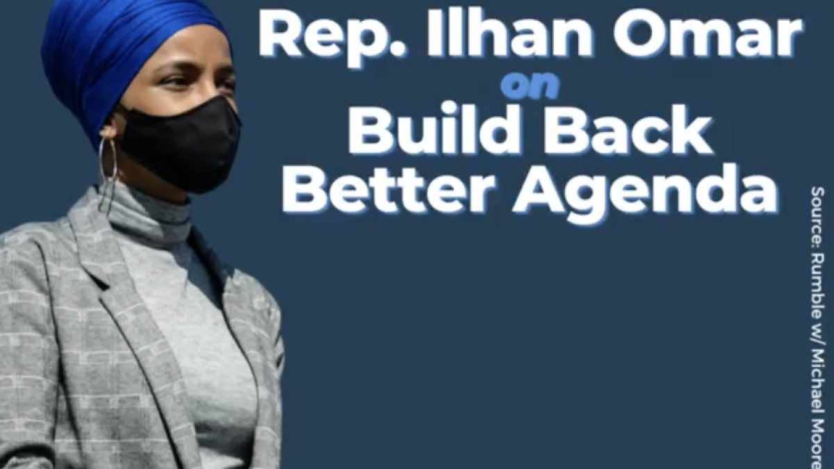 Rep. Ilhan Omar on build back better agenda