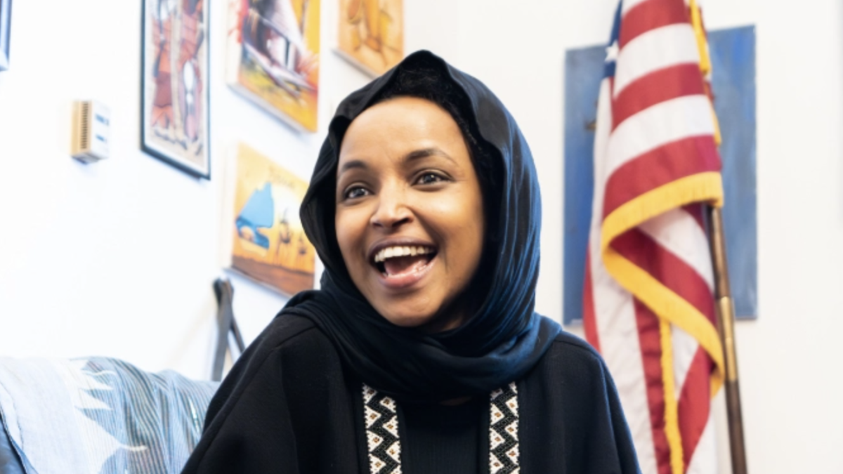 Rep. Omar in her office
