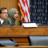 Ilhan Omar in a hearing 