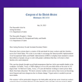 Letter to OSHA