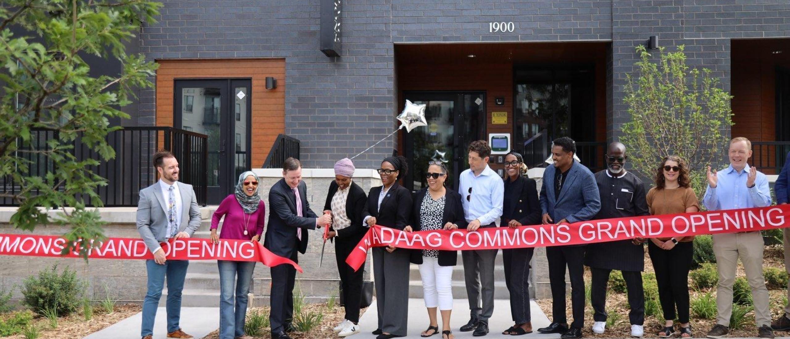 Rep. Omar joins Wadaag Commons Grand Opening